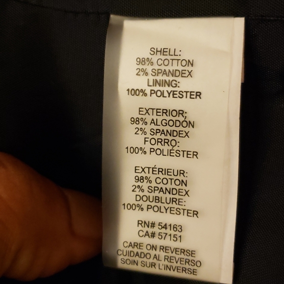 Calvin Klien Women' Navy Belted Jacket SZ 4 - Picture 14 of 16